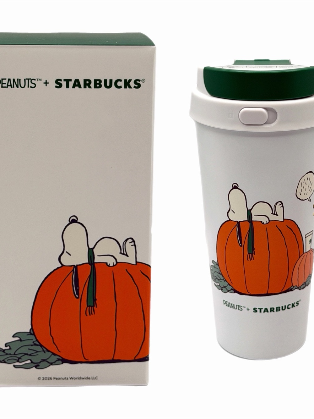 Starbucks x Peanuts The Great Pumkin Stainless Steel Coffee Tumbler – New in Box